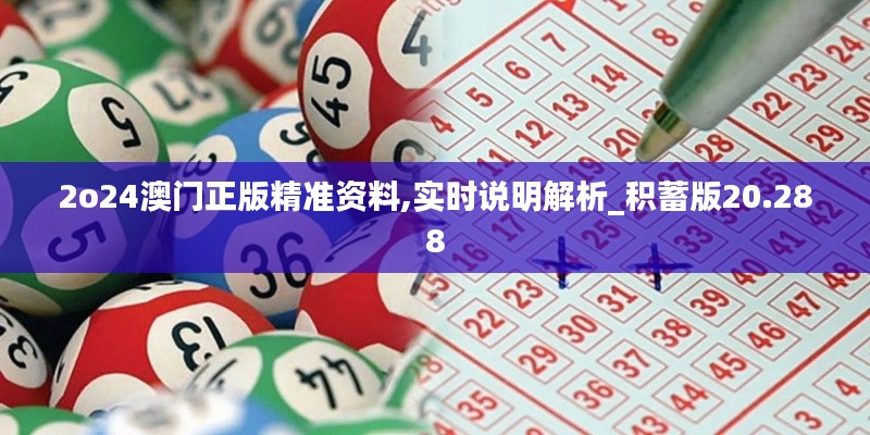 2o24澳门正版精准资料,实时说明解析_积蓄版20.288