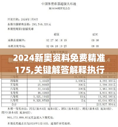 2024新奥资料免费精准175,关键解答解释执行_探险款10.618