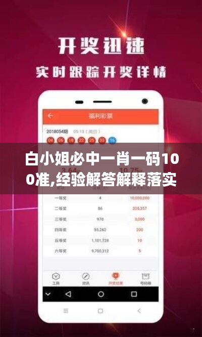 白小姐必中一肖一码100准,经验解答解释落实_vr81.851