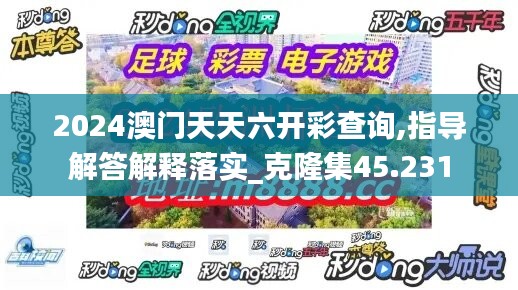 2024澳门天天六开彩查询,指导解答解释落实_克隆集45.231