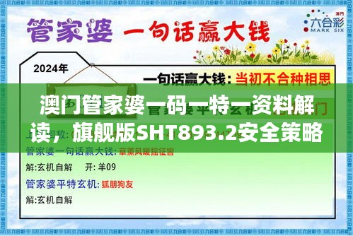 澳门管家婆一码一特一资料解读，旗舰版sht893.2安全策略分析