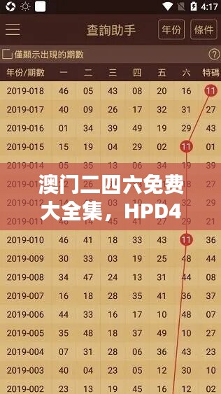 澳门二四六免费大全集，hpd404.87决策资料深度揭秘