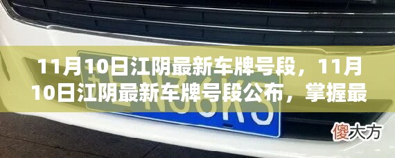 11月10日江阴最新车牌号段公布，轻松掌握最新动态，助您顺利选号